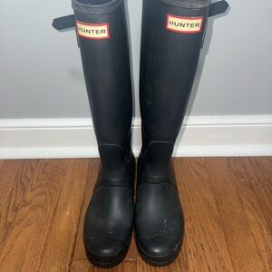 Hunter Classic Navy Waterproof Boots